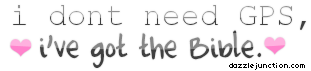 Ive Got The Bible Christian Page Graphics greeting image