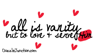 All Is Vanity Christian Page Graphics greeting image