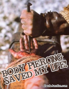 Body Piercing Saved Christian Page Graphics greeting image