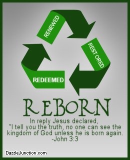 Born Again Christian Page Graphics greeting image