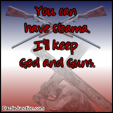 God And Guns Christian Page Graphics greeting image