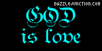 God Is Love Christian Page Graphics greeting image