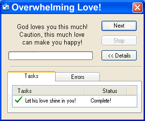 Let His Love Shine Christian Page Graphics greeting image