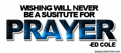 Subsitute Prayer Christian Page Graphics greeting image