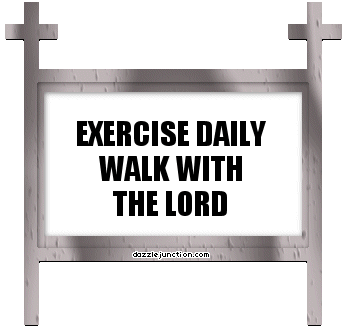 Walk Christian Page Graphics greeting image