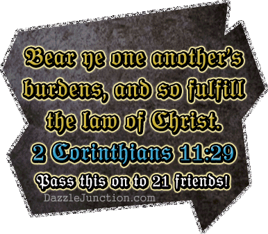Law Of Christ Christian Pass Around greeting image