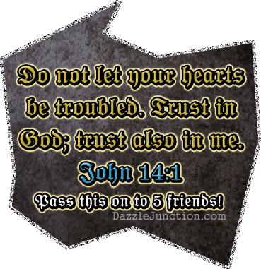 Trust In God Christian Pass Around greeting image