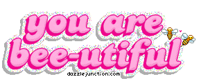 Cglitter Beeutiful Compliment Glitters greeting image