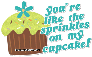 Sprinkles Compliment Glitters greeting image
