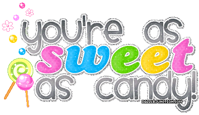 Sweetascandy Compliment Glitters greeting image