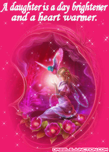 9 Daughter greeting image