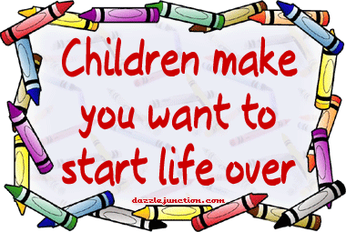 Children Start Life Over Family greeting image