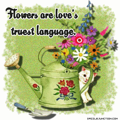 Love Language Flowers greeting image