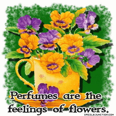 Perfumes Flowers greeting image