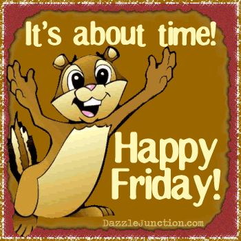 About Time Friday greeting image