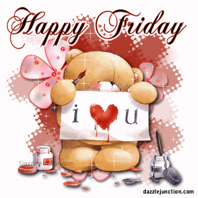 Bear I Heart You Friday image