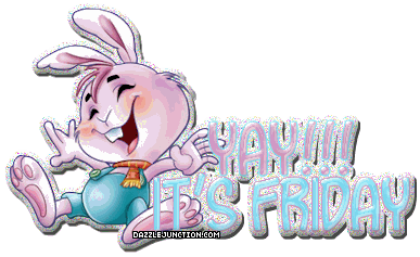 Bunny Yay Friday greeting image