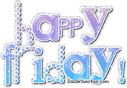 Happy Fri Glitter Friday greeting image