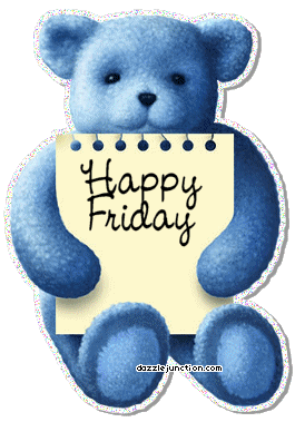 Happy Friday Blue Bear image
