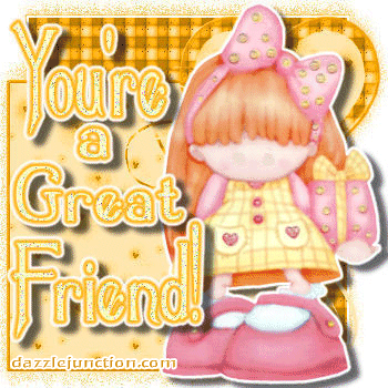 A Great Friend Friendship greeting image