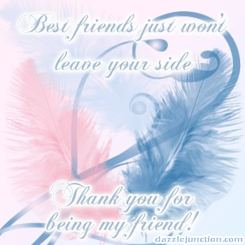 Best Friends Feathers Friendship greeting image