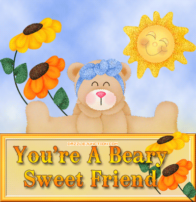 Beary Sweet Friend Friendship greeting image