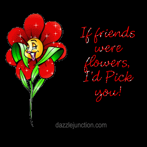 Pick Flower Friend Friendship greeting image