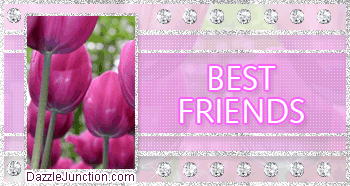 Sparkle Flower Bf Friendship greeting image