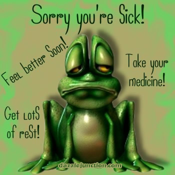 Feel Better Soon Dj Get Well greeting image