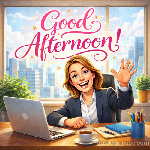Lady Office Wave
