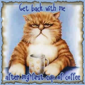After First Cup Good Morning greeting image