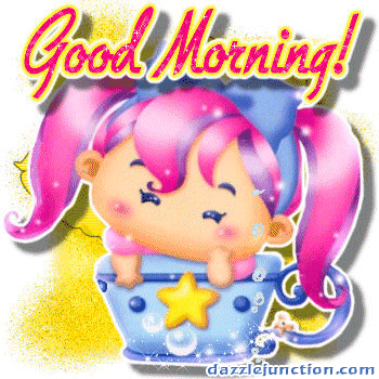 Bubbles Good Morning image