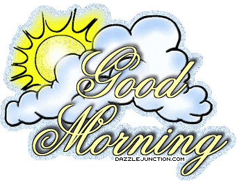 Cloud Sun Good Morning greeting image