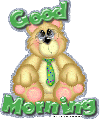 Cute Morning Bear Good Morning greeting image