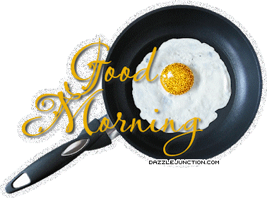 Egg Frying Pan Good Morning greeting image