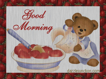Morning Bear Cereal Good Morning greeting image