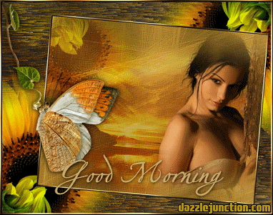 Sunflower Morning Good Morning greeting image