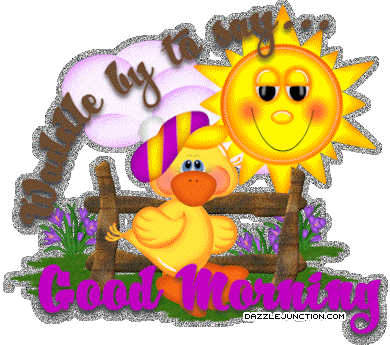 Waddle Duck Morning Good Morning greeting image
