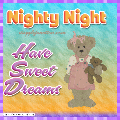 Night Bear Good Night greeting image