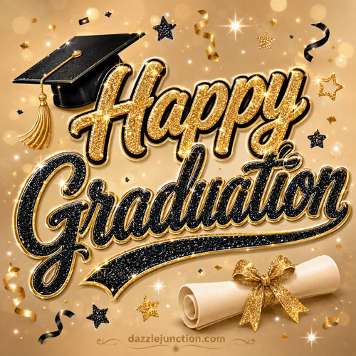 Glittery Graduation image