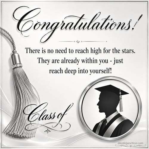 Reach Deep Graduation greeting image