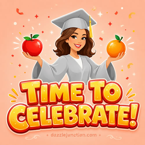 Time To Celebrate Graduation greeting image