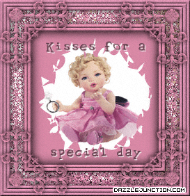 Day Kisses Great Day greeting image