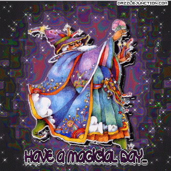Wizard Magical Day Great Day greeting image