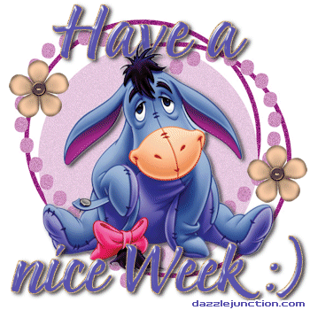 Eeyore Week Great Week greeting image