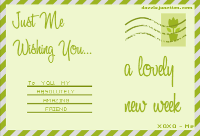 Week Post Card