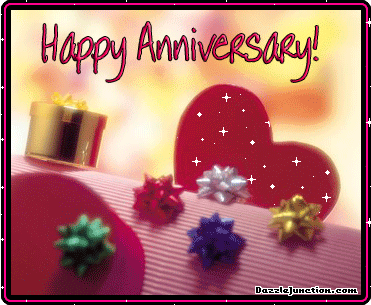 Anniversary Bows Happy Anniversary greeting image