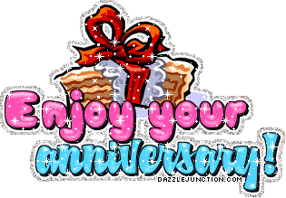 Enjoy Anniversary Happy Anniversary greeting image