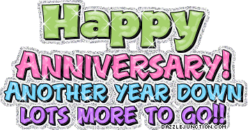 Another Year Down Happy Anniversary greeting image