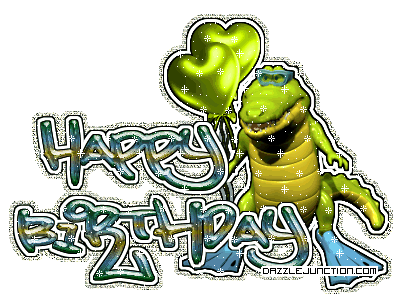 Alligator Birthday Happy Birthday greeting image